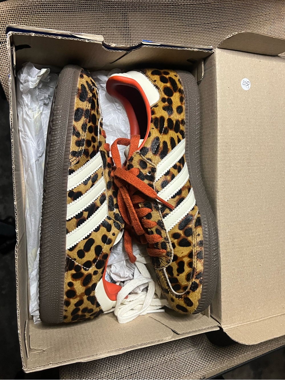 Adidas Samba OG Women’s “Preloved Red Leopard” size 7.5